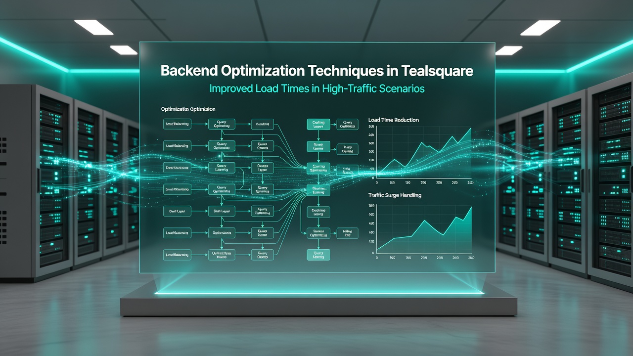 Backend Optimization Techniques in Tealsquare for Improved Load Times in High-Traffic Scenarios