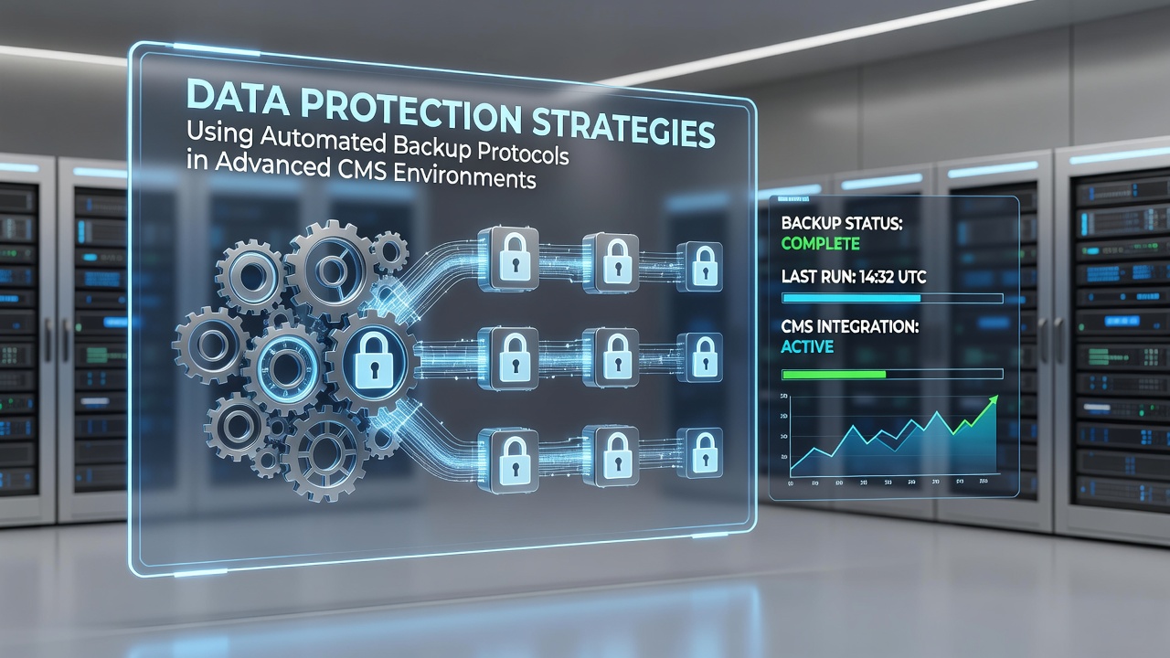Data Protection Strategies Using Automated Backup Protocols in Advanced CMS Environments